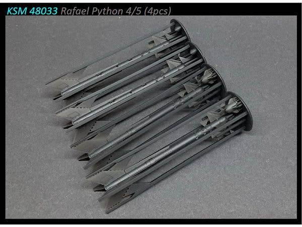 1/48 ラファエルパイソン4/5空対空ミサイル (4個入り)