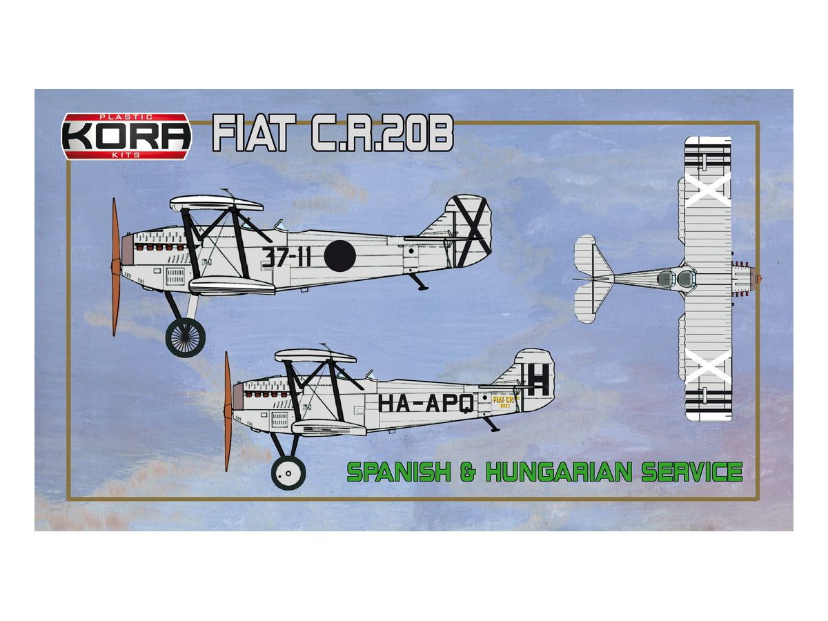 1/72 フィアット CR.20B 複座練習・連絡機 スペイン・ハンガリー