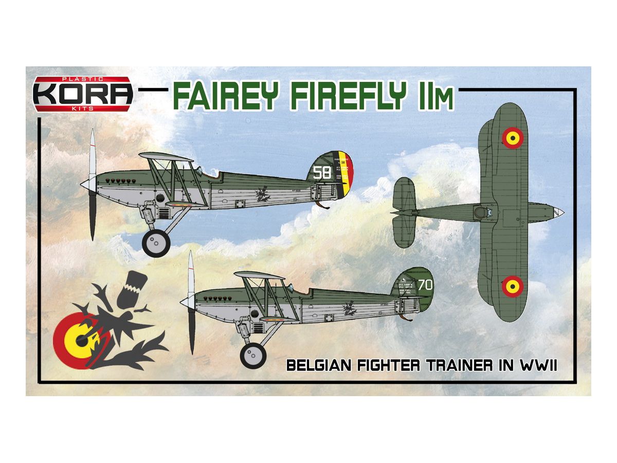 1/72 フェアリー ファイアフライIIM ベルギー WW.II練習機