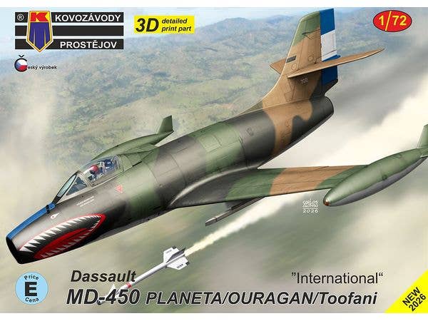 1/72 ダッソー MD-450 ウーラガン インターナショナル