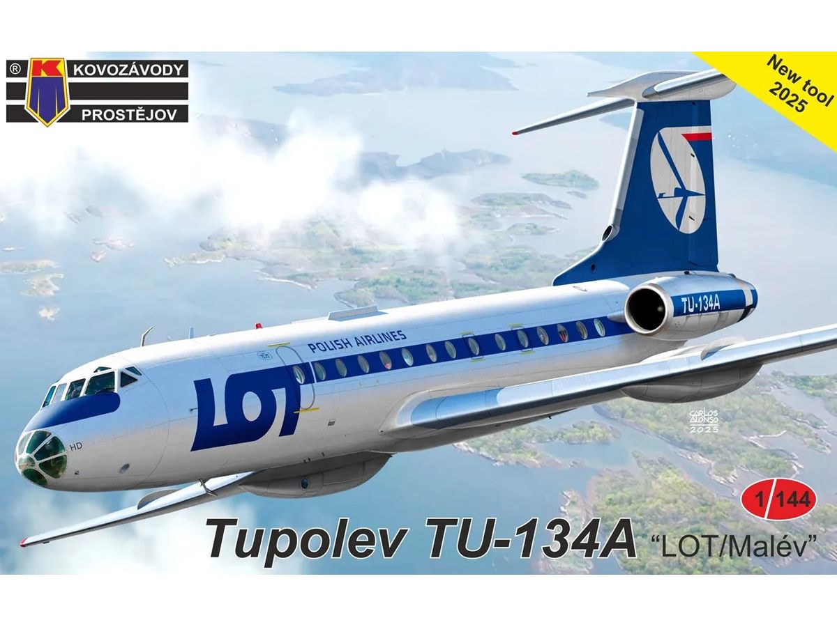 1/144 Tu-134A 旅客機 LOTポーランド航空/ マレーヴ・ハンガリー航空
