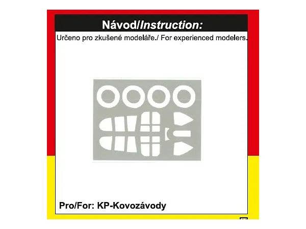 1/72 P-40E 塗装マスクシール (KPモデル用)