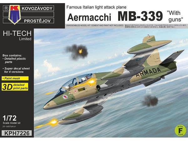 1/72 アエルマッキ MB-339 ガンポッド装備 ハイテックキット