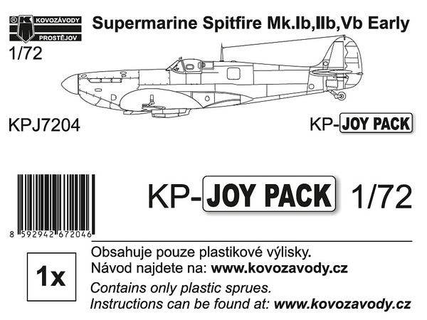 1/72 スピットファイア Mk.Ib/IIb/Vb (初期) ジョイパック