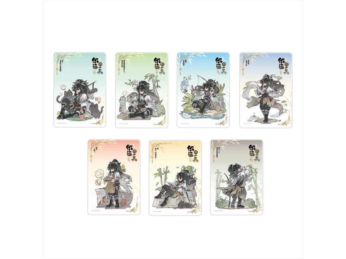 鳴潮: 仇遠の一日シリーズ アクリルクリアカード 1Box 7pcs