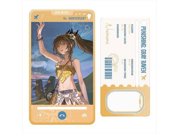 パニシング:グレイレイヴン: 6周年記念 世界巡り旅記 シリーズ ディスプレイスタンド ナナミ