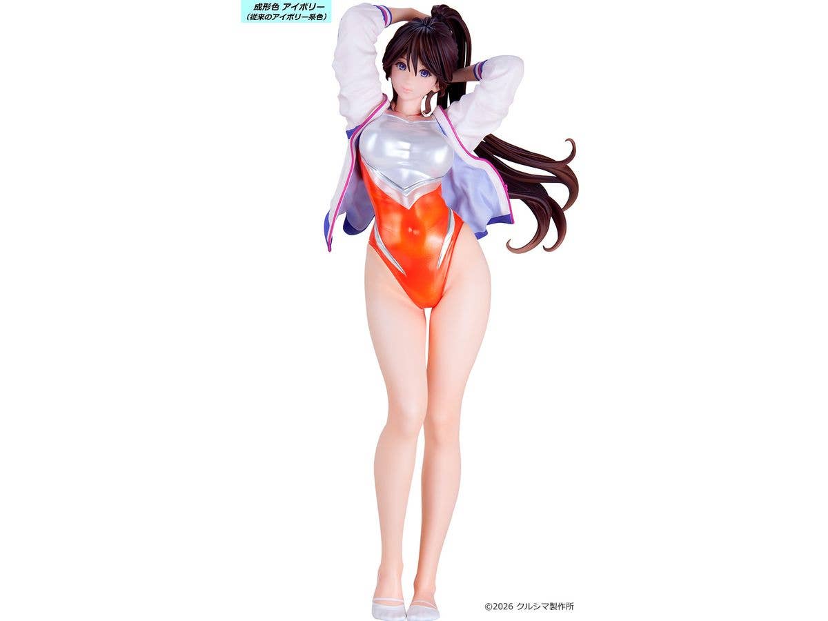 1/7 蓮玖(れんきゅう)さん -新体操部の練習が始まります- 成形色アイボリー