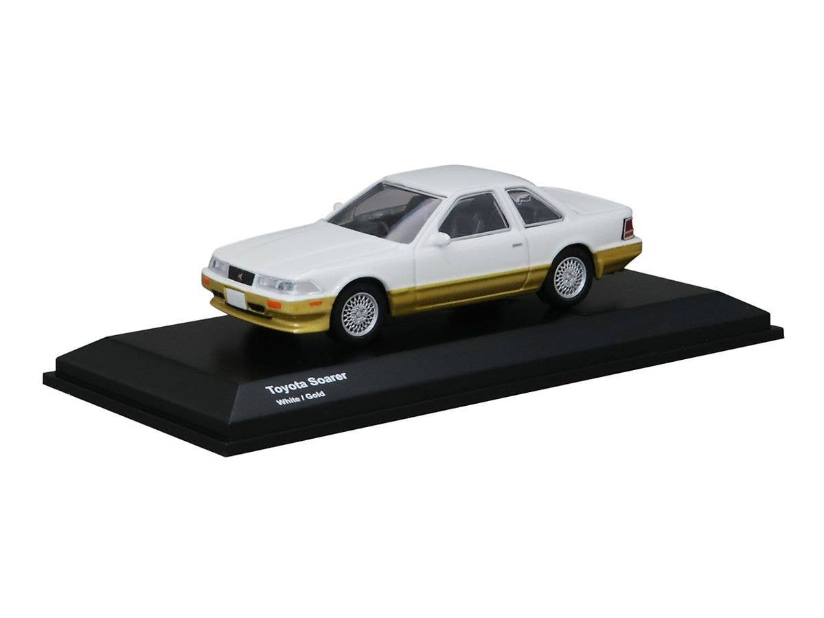 1/64 トヨタ ソアラ (ホワイト/ゴールド) (宮沢模型限定商品)