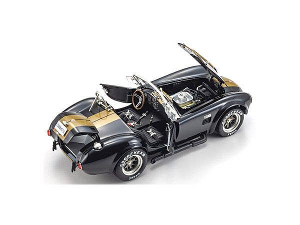 1/18 シェルビー コブラ 427S/C (ブラック / ゴールドストライプ)