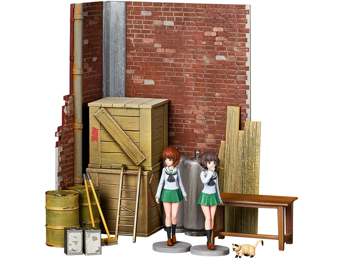 1/24 ARTPLA ガールズ&パンツァー 最終章 ガレージセット[A