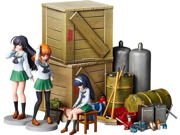 1/24 ARTPLA ガールズ&パンツァー 最終章 ガレージセット[B]