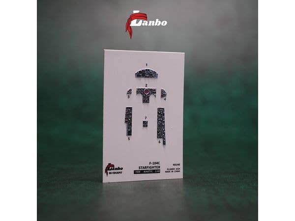 1/48 F-104C 内装3Dデカール (キネティック用)