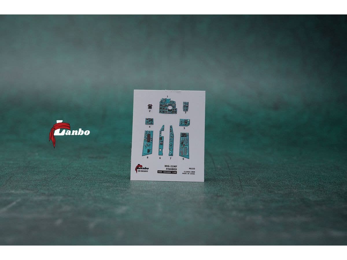 1/48 MiG-21MF 内装3Dデカール (エデュアルド用)
