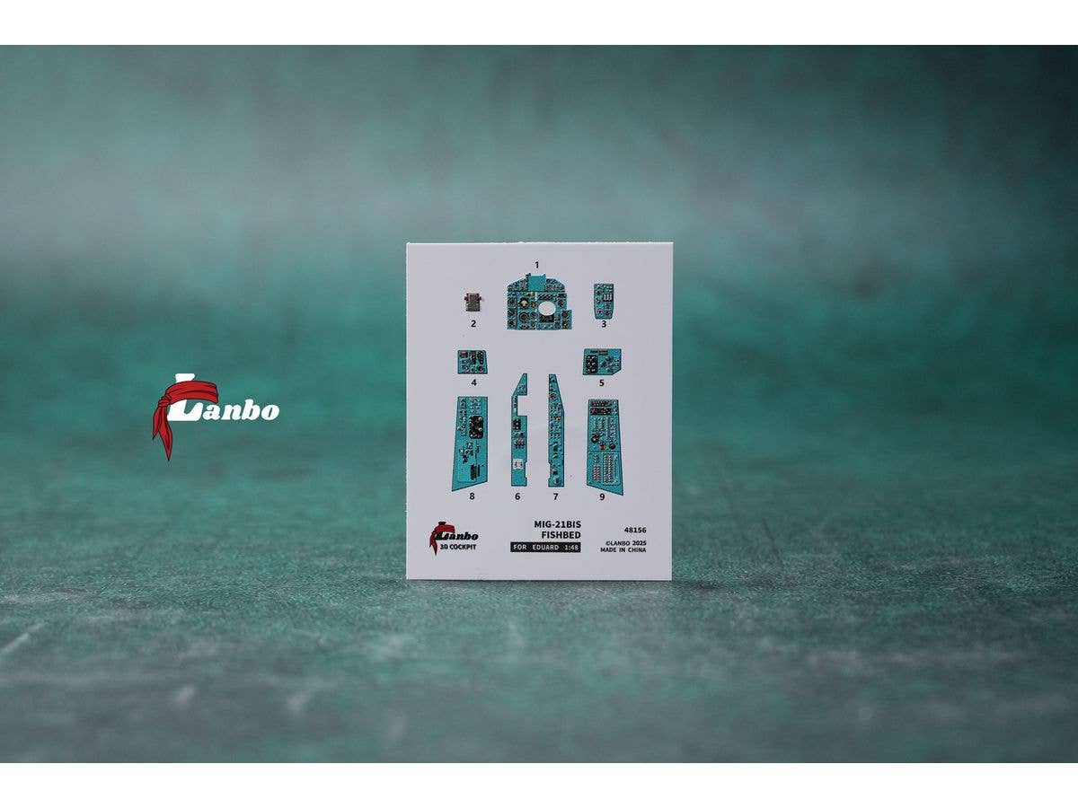 1/48 MiG-21BIS 内装3Dデカール (エデュアルド用)