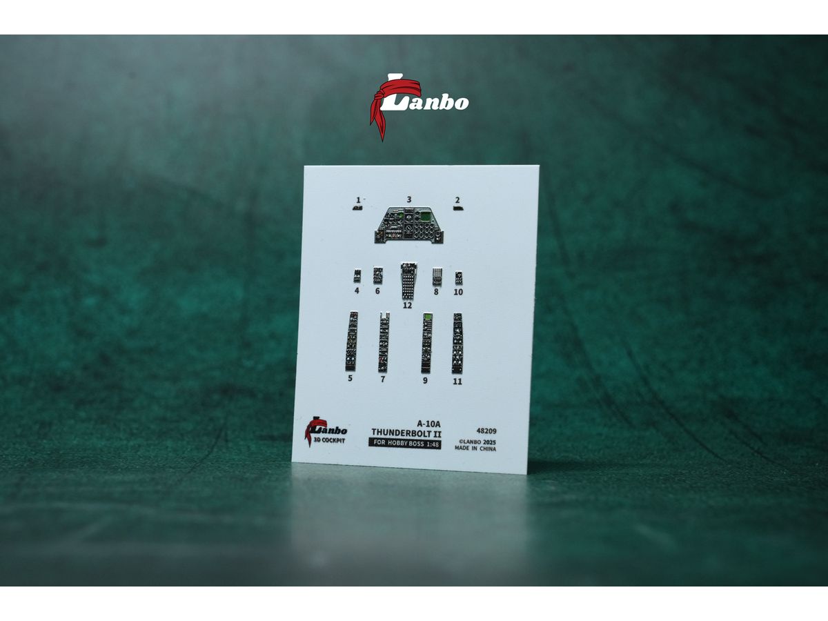 1/48 A-10A 内装3Dデカール (ホビーボス用)