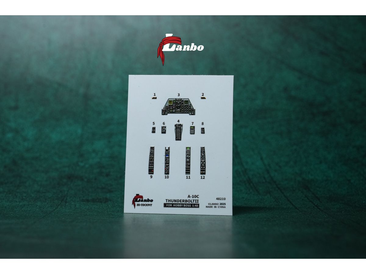 1/48 A-10C 内装3Dデカール (ホビーボス用)