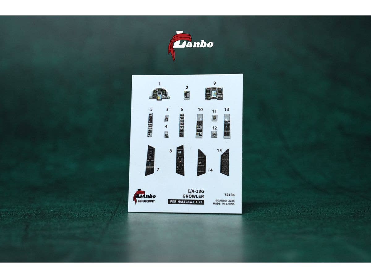 1/72 EA-18G 内装3Dデカール (ハセガワ用)