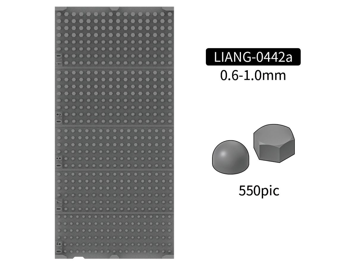 ナット&ボルト Aセット (0.6-1.0mm)