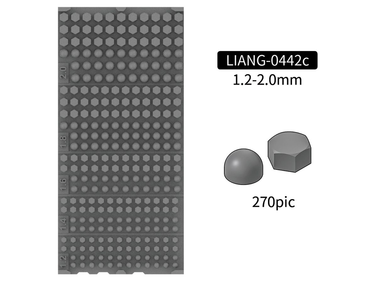 ナット&ボルト Cセット (1.2-2.0mm)