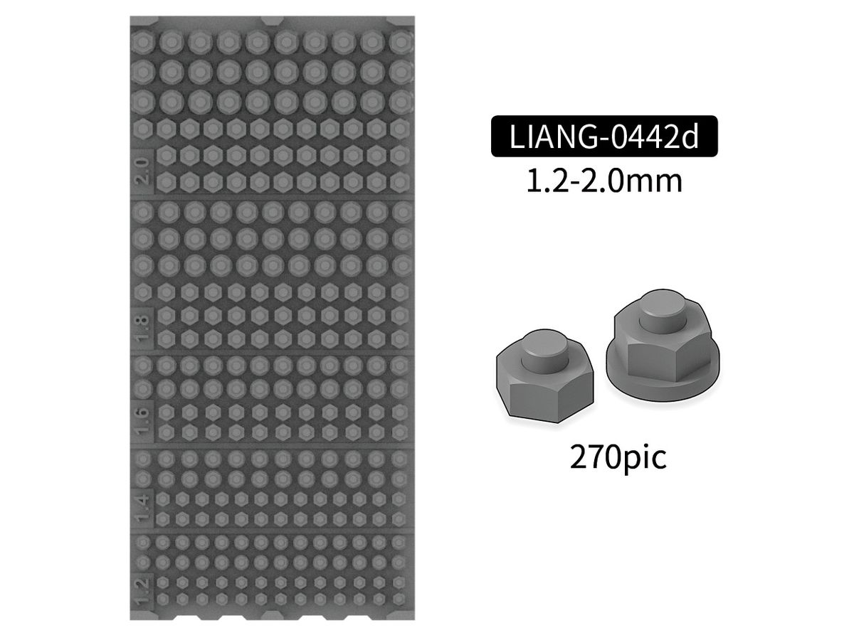 ナット&ボルト Dセット (1.2-2.0mm)