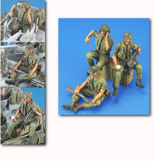 1/35 米軍AFVクルー・ベトナム戦 3体セット