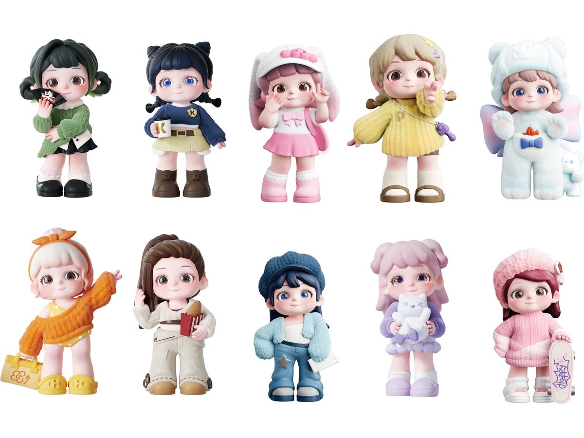 DD.G 私のカラフルな新スタイルシリーズ トレーディングフィギュア 1Box 9pcs
