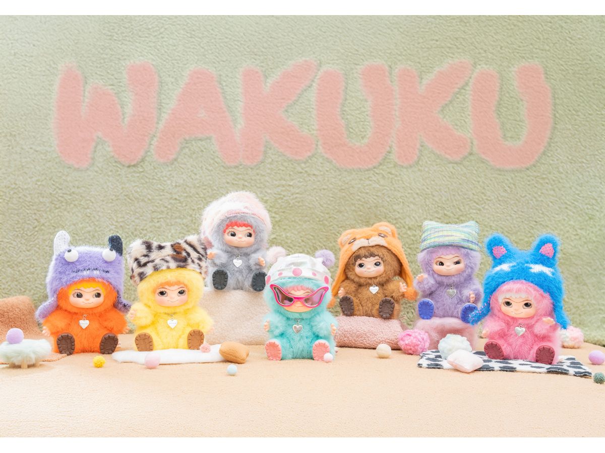 WAKUKU FUZZY TRENDY FUN PARTY (ファジィトレンディファンパーティー) シリーズ トレーディングフィギュア 1Box 6pcs