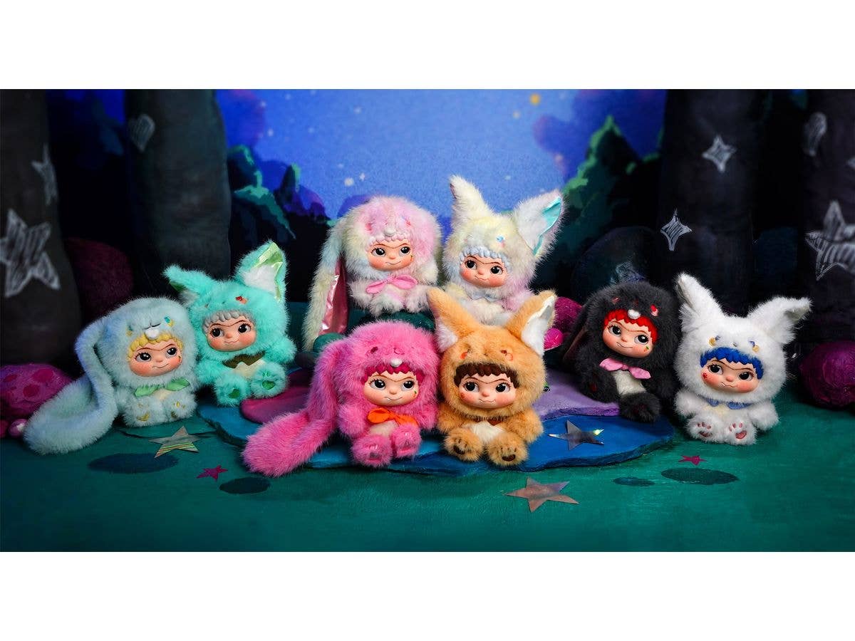 WAKUKU キツネ&バニー trick or treat(トリック・オア・トリート)シリーズ トレーディングプラッシュ 1Box 6pcs