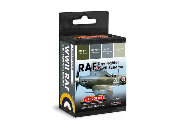 WWII イギリス軍用機 昼間戦闘機迷彩カラーセット