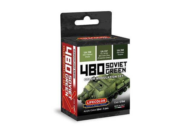 WWII 露/ソ 4BOソビエトグリーン カラーモジュレーションセット