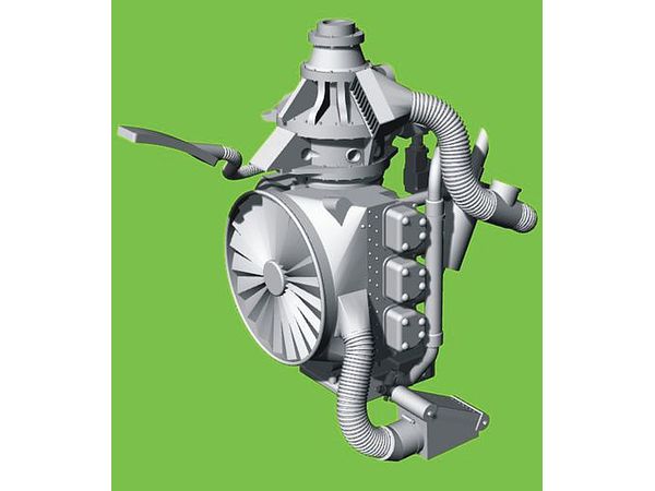 1/48 フランクリン O-335 レシプロエンジン (LFモデルズ用)