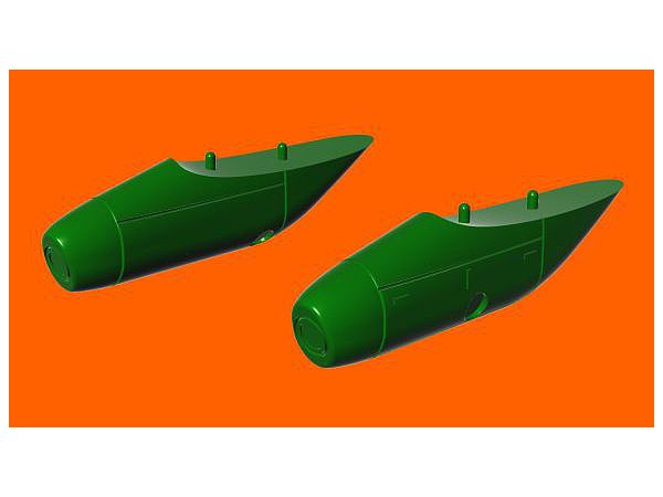 1/72 アエルマッキ MB-326 偵察カメラポッド (2個入)