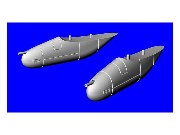 1/72 アエルマッキ MB-326 12.7mmガンポッド (2個入)