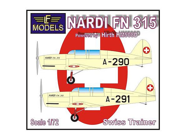 1/72 ナルディ FN.315 練習機ヒルト HM508D エンジン搭載型