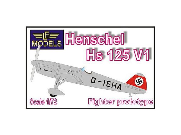 1/72 ヘンシェル Hs125 V1 試作単座高等練習機
