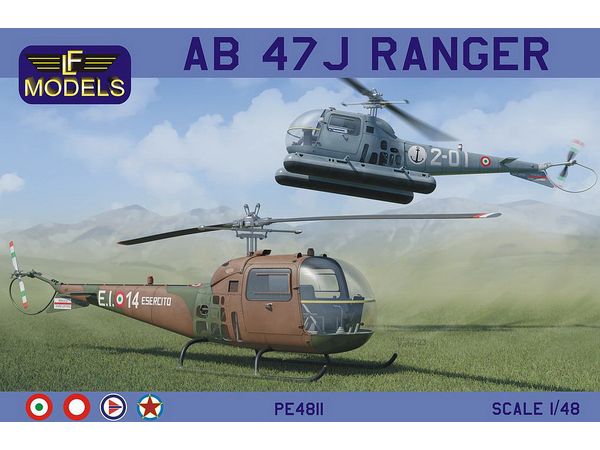 1/48 A.B.47J レンジャーヘリコプター イタリア、ユーゴスラヴィア、デンマーク、ノルウェー