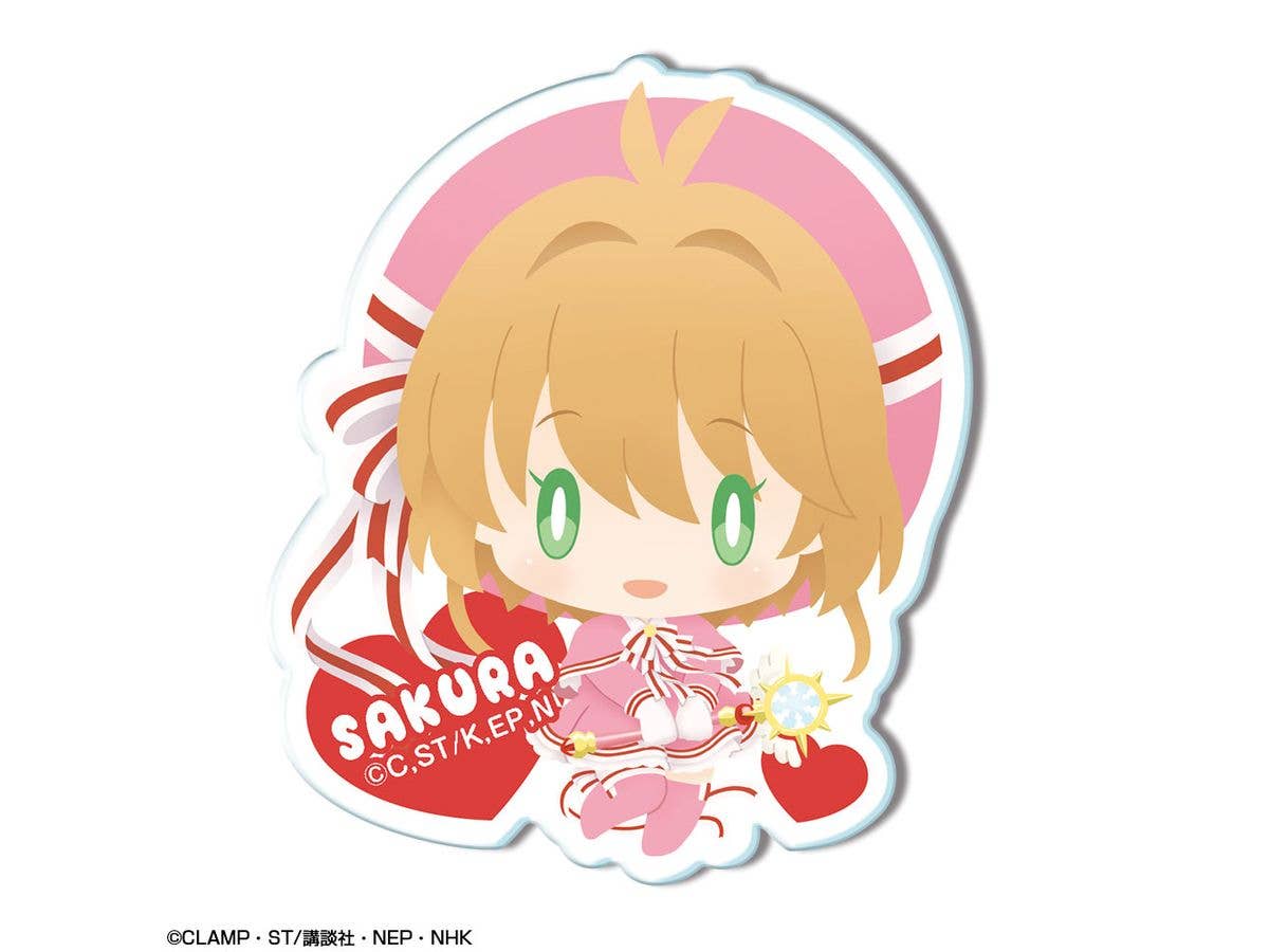 カードキャプターさくら クリアカード編 アクリルバッジ デザイン06 (木之本 桜/F)