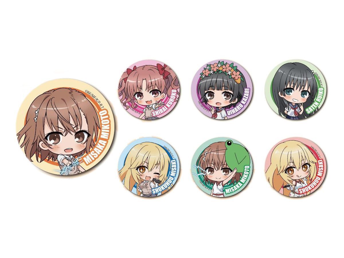とある科学の超電磁砲T トレーディング缶バッジ 1Box 7pcs