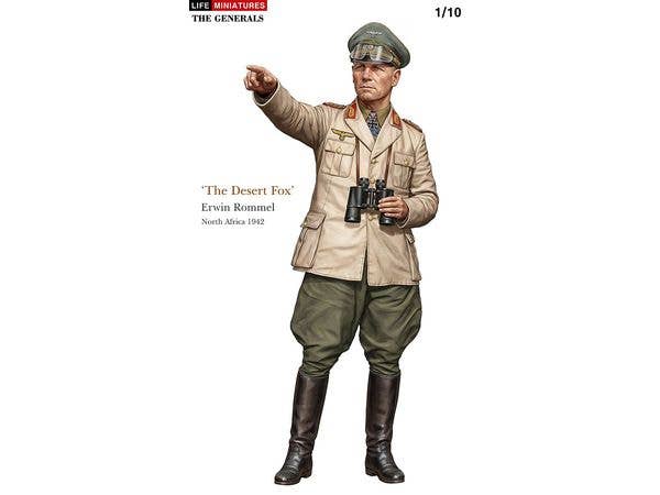 1/10 WWII ドイツ 砂漠の狐 エルヴィン・ロンメル 北アフリカ1942年 (100個限定)