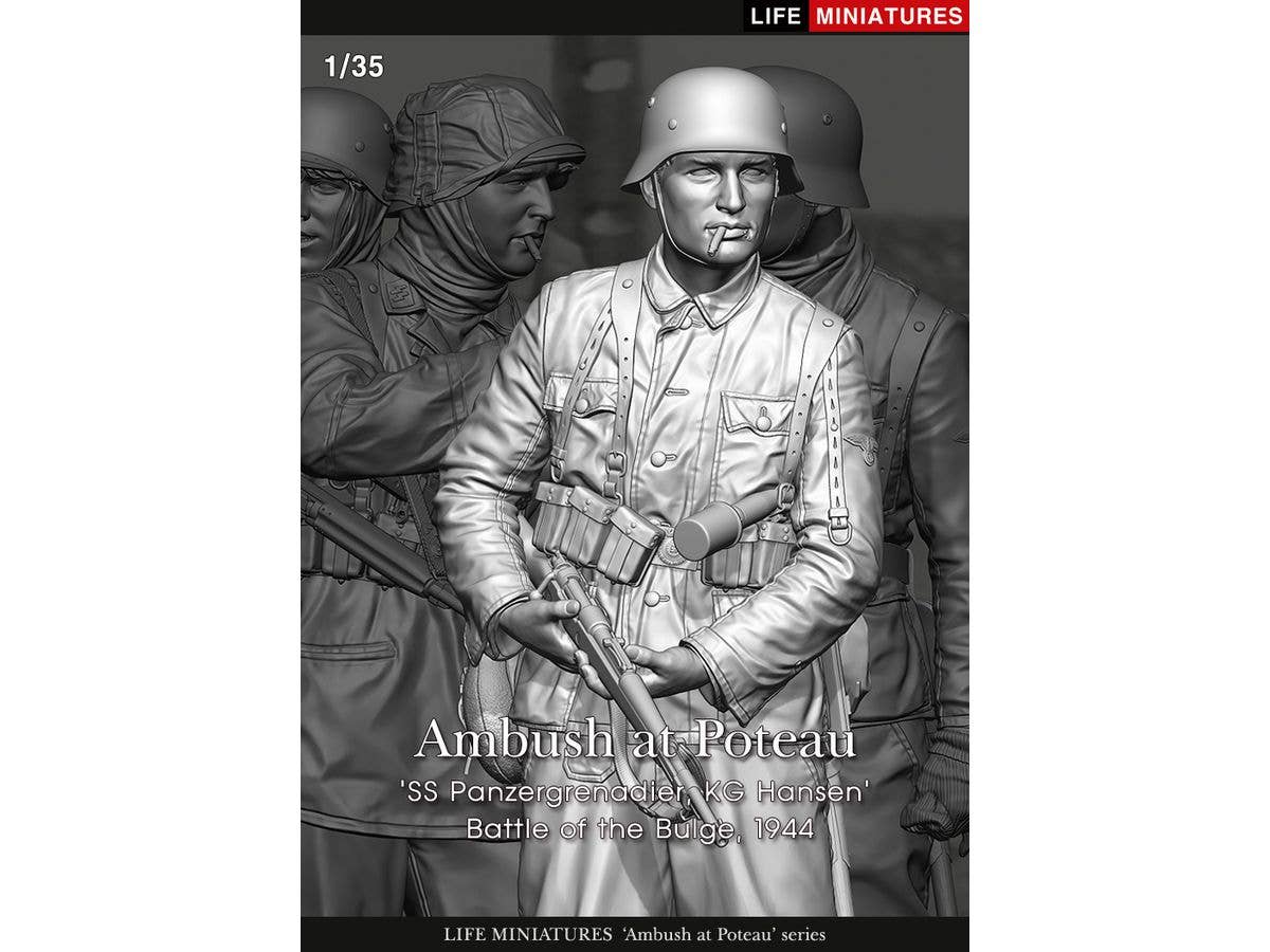1/35 WWII ドイツ ポトー迎撃戦 ハンセン戦闘団の装甲擲弾兵 バルジの戦い1944