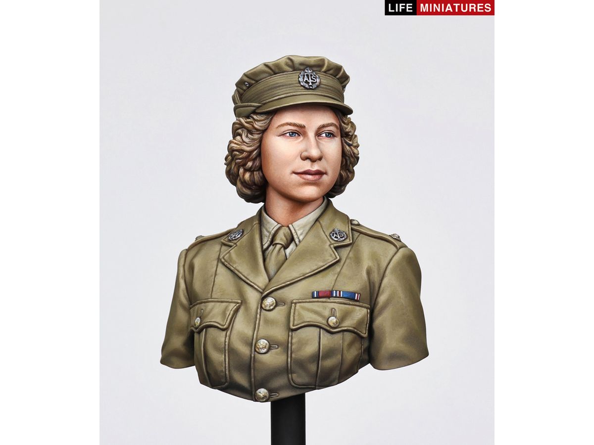 1/10 胸像 WWII イギリス 補助地方義勇軍 エリザベス・ウィンザー2級准大尉 1945年