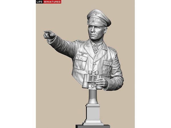 1/10 バスト WWII ドイツ 砂漠の狐 エルヴィン・ロンメル 北アフリカ1942年 胸像
