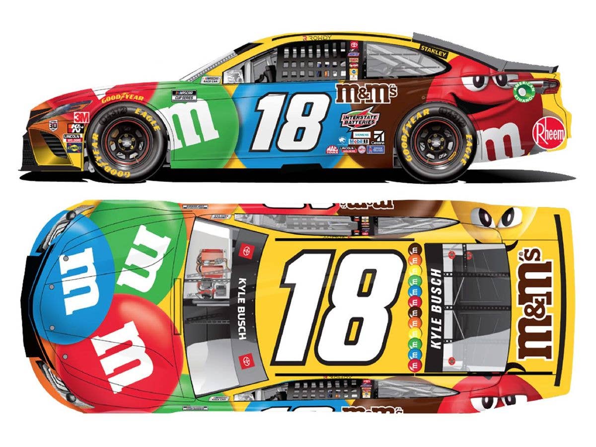 1/64 カイル・ブッシュ M & M'S TOYOTA カムリ NASCAR 2021