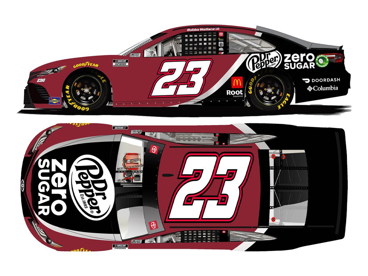 1/64 ババ・ウォレス #23 Dr.ペッパー・ゼロシュガー TOYOTA カムリ NASCAR 2021