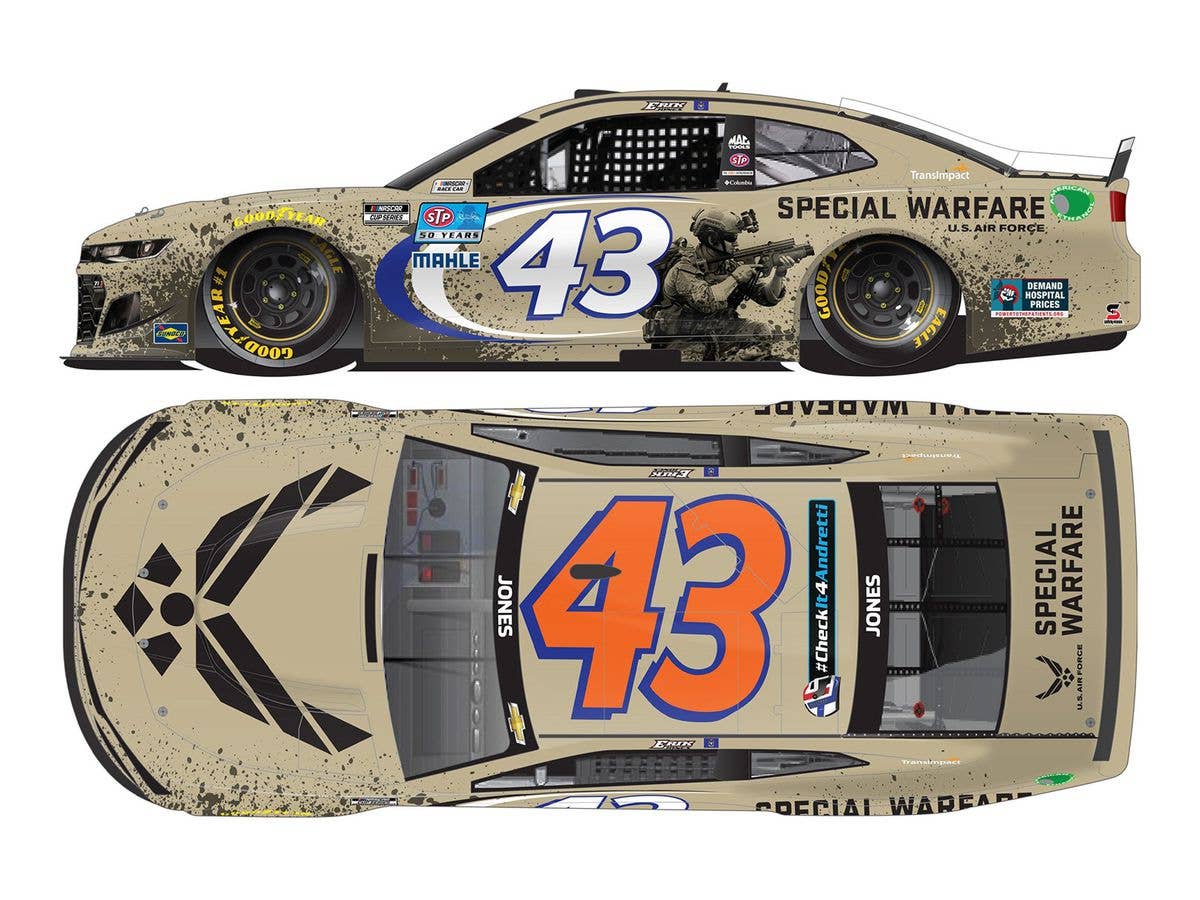 1/64 エリック・ジョーンズ #43 アメリカ空軍 スペシャルウォーフェア シボレー カマロ NASCAR 2021