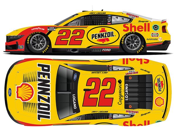 1/64 SHELL-PENNZOIL 2025 フォード マスタング ジョーイ･ロガーノ #22