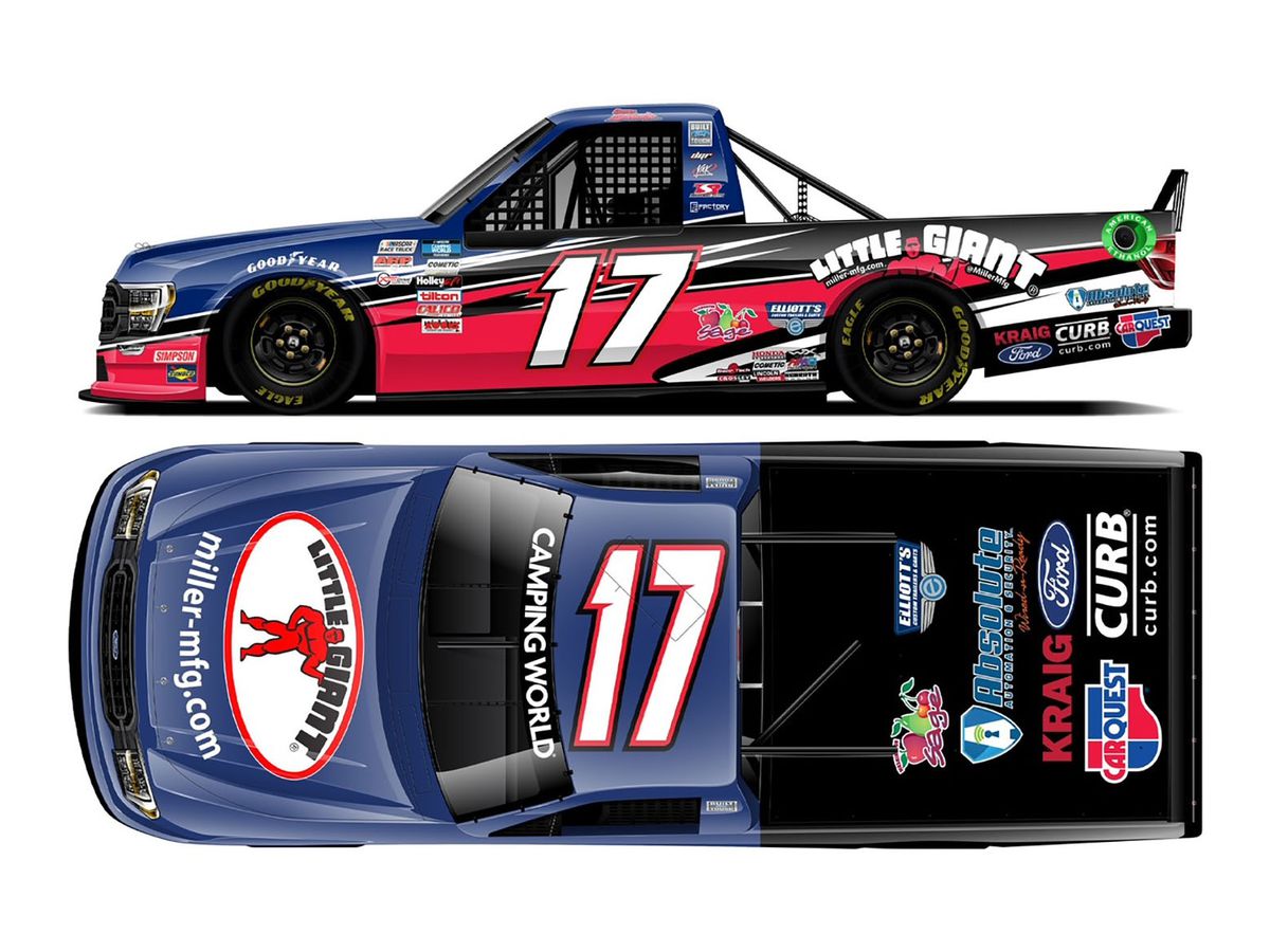 1/64 ドニー・シャッツ #17 リトルジャイアント フォードF-150 NASCAR キャンピングワールド・トラックシリーズ 2021