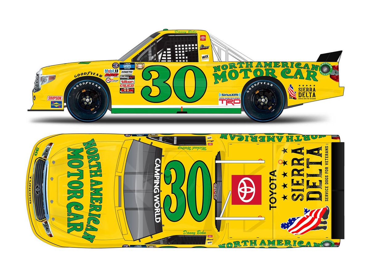 1/64 ダニー・ボーン #30 ノースアメリカン・モーターカー スローバック TOYOTA タンドラ NASCAR キャンピングワールド・トラックシリーズ 2021