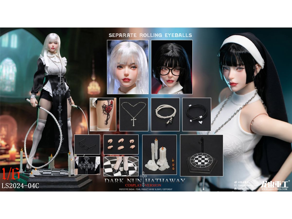 1/6 コレクティブル アクションフィギュア ダークシスター ハサウェイ C デラックスバージョン