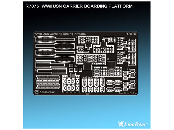1/700 WW2 米海軍上船用桟橋エッチングパーツ